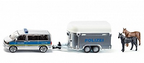 Полицейская машина с прицепом для лошадей (Siku, 2310k)